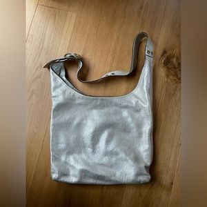 Coach Silver Metallic Crossbody